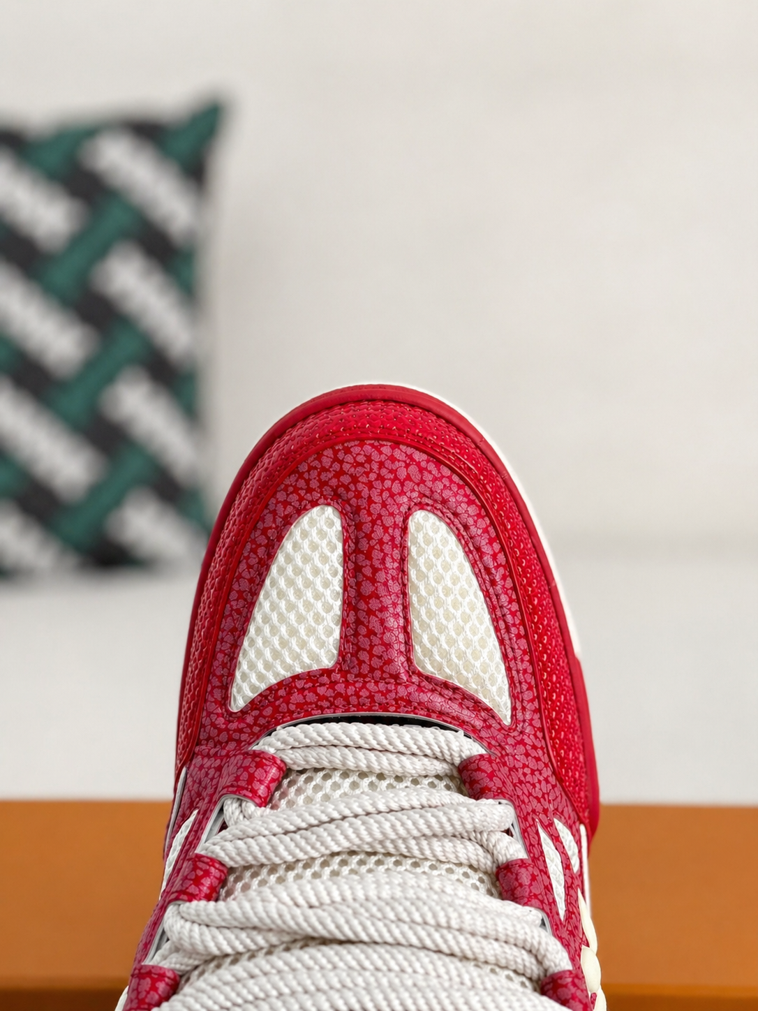LV Skate Sneaker Red Crystal