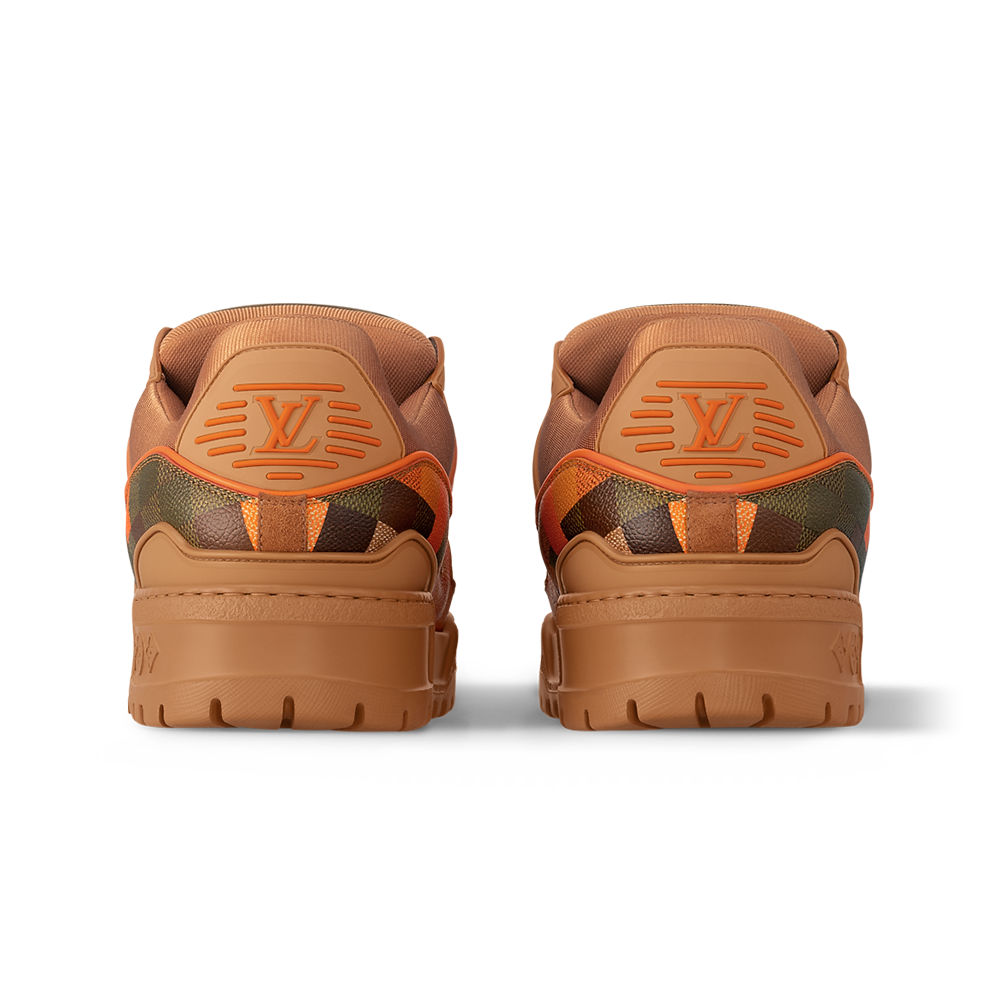 Louis Vuitton - LV Maxi Trainer Damoflage-Printed Calf Leather Orange