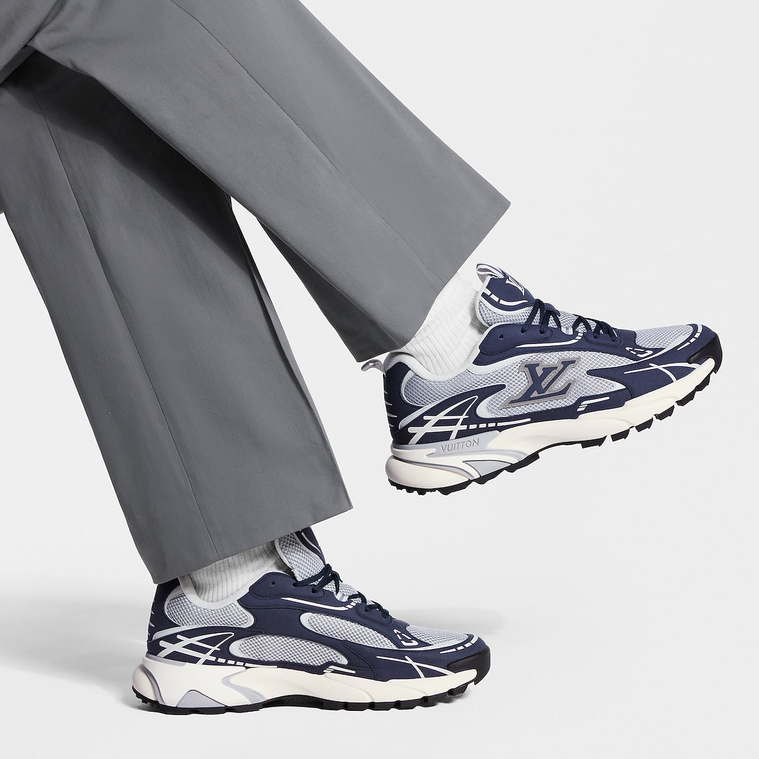 LV Tatic Runner Sneaker Blue