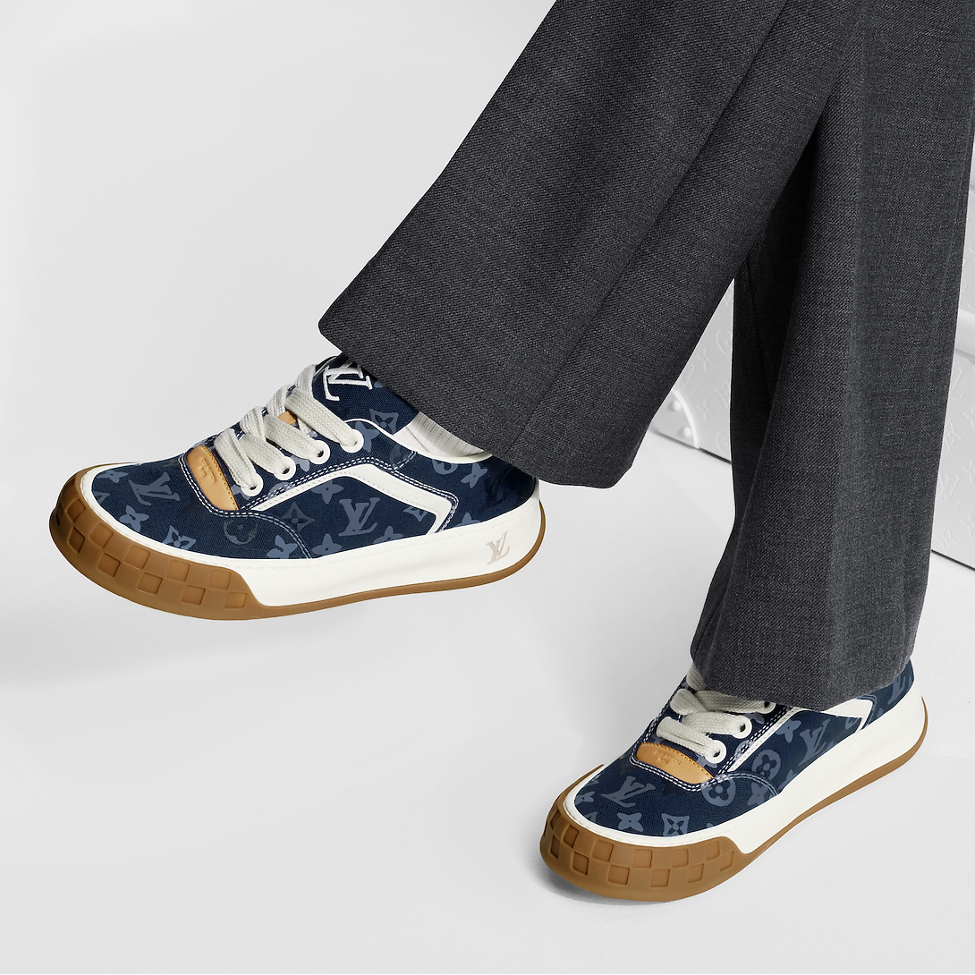 LV Tilted Sneaker Blue