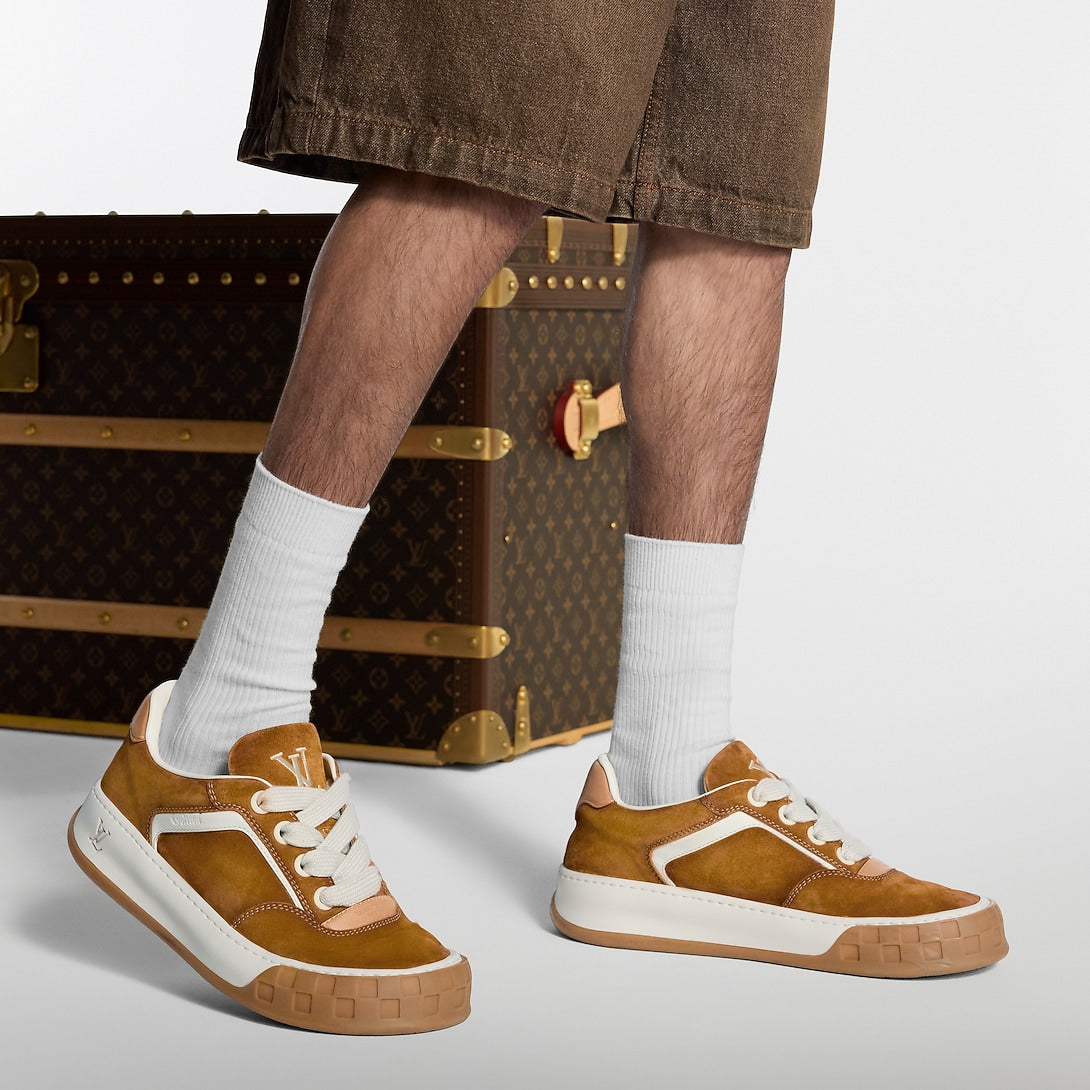 LV Tilted Sneaker Cognac Brown