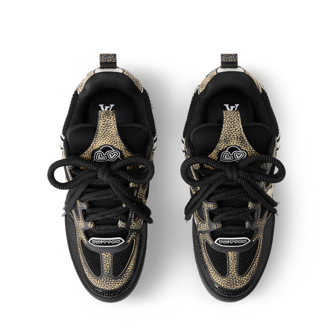 LV Skate Sneaker Black Crystal