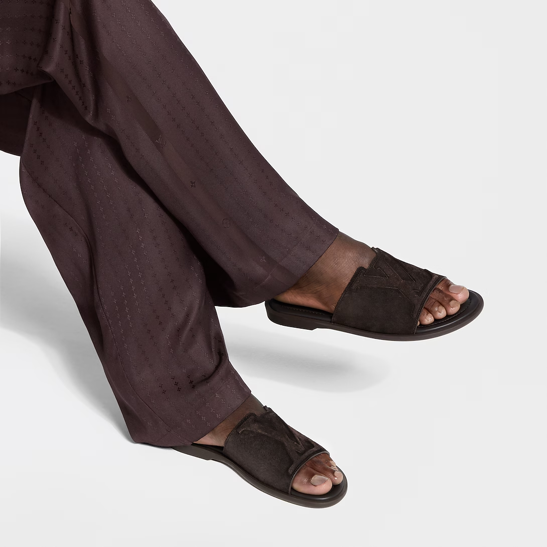 LV Portofino Mule Brown