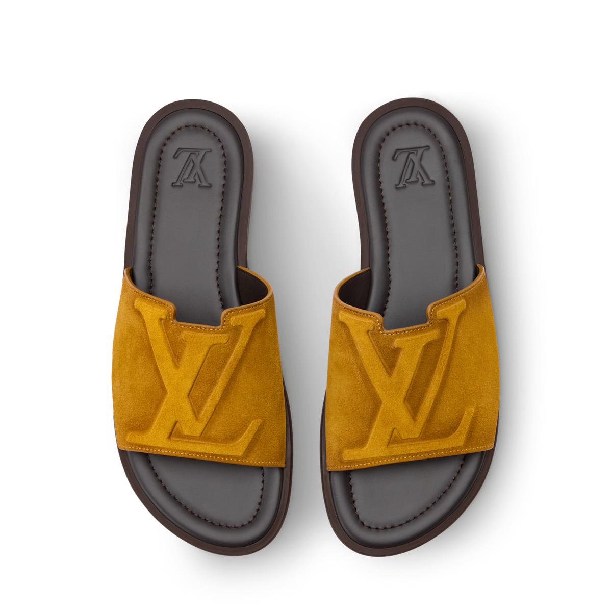 LV Portofino Mule Honey Brown