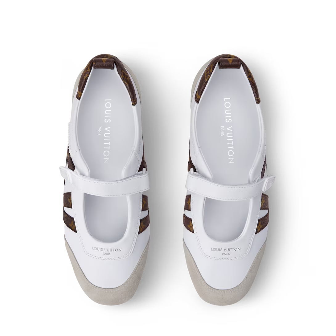 LV Sneakerina Mary Jane White