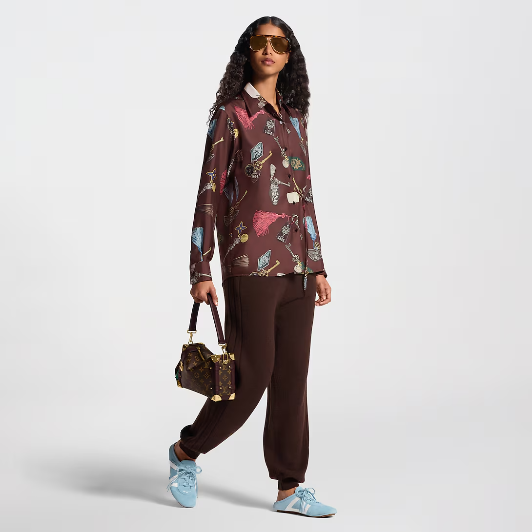 LV Sneakerina Open Back Sky Blue
