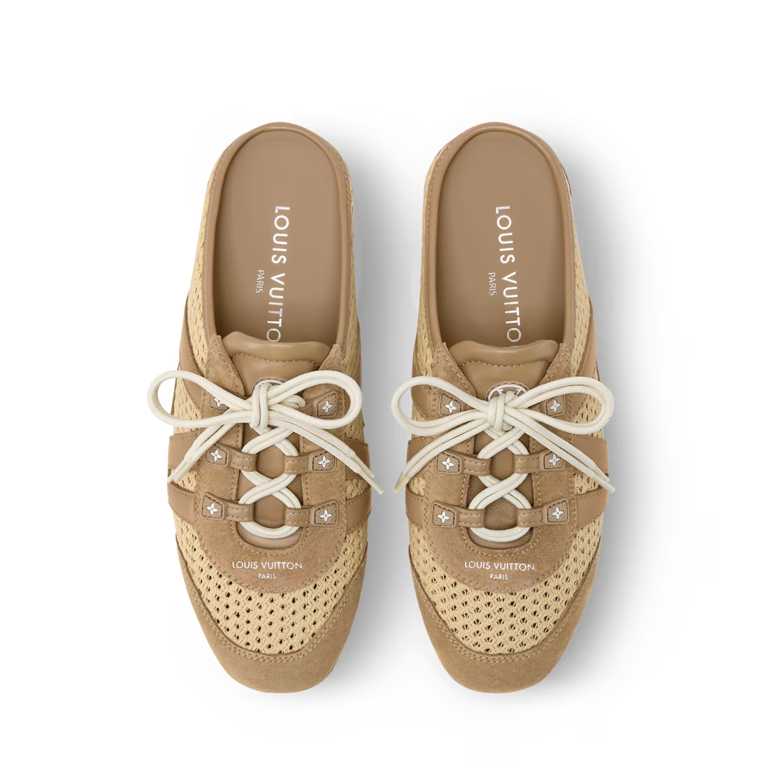 LV Sneakerina Open Back Natural Beige