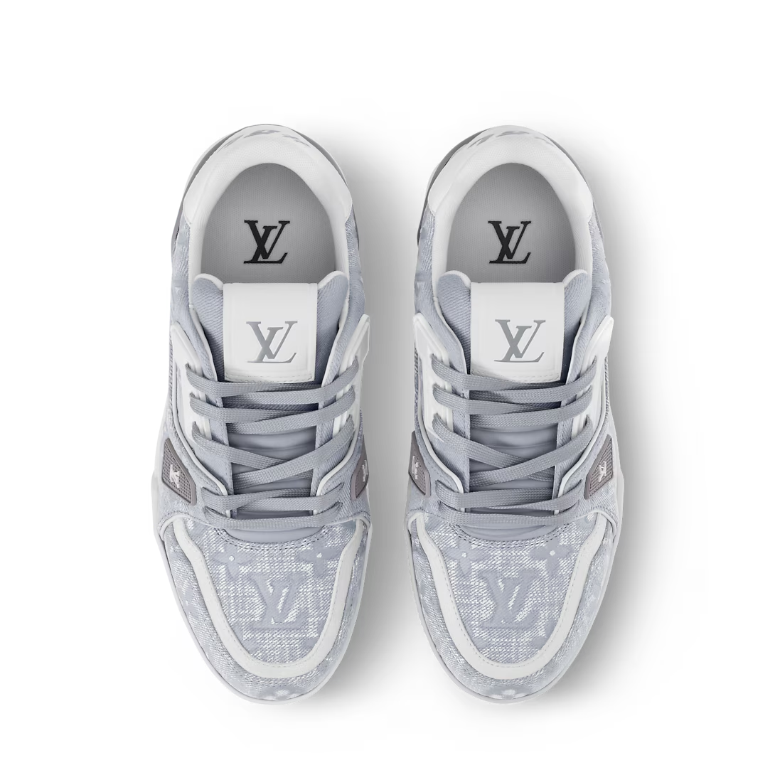 LV Trainer Gray Canvas