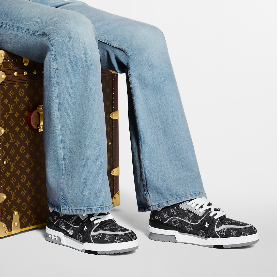 LV Trainer Sneaker Revisited This Season In Monogram