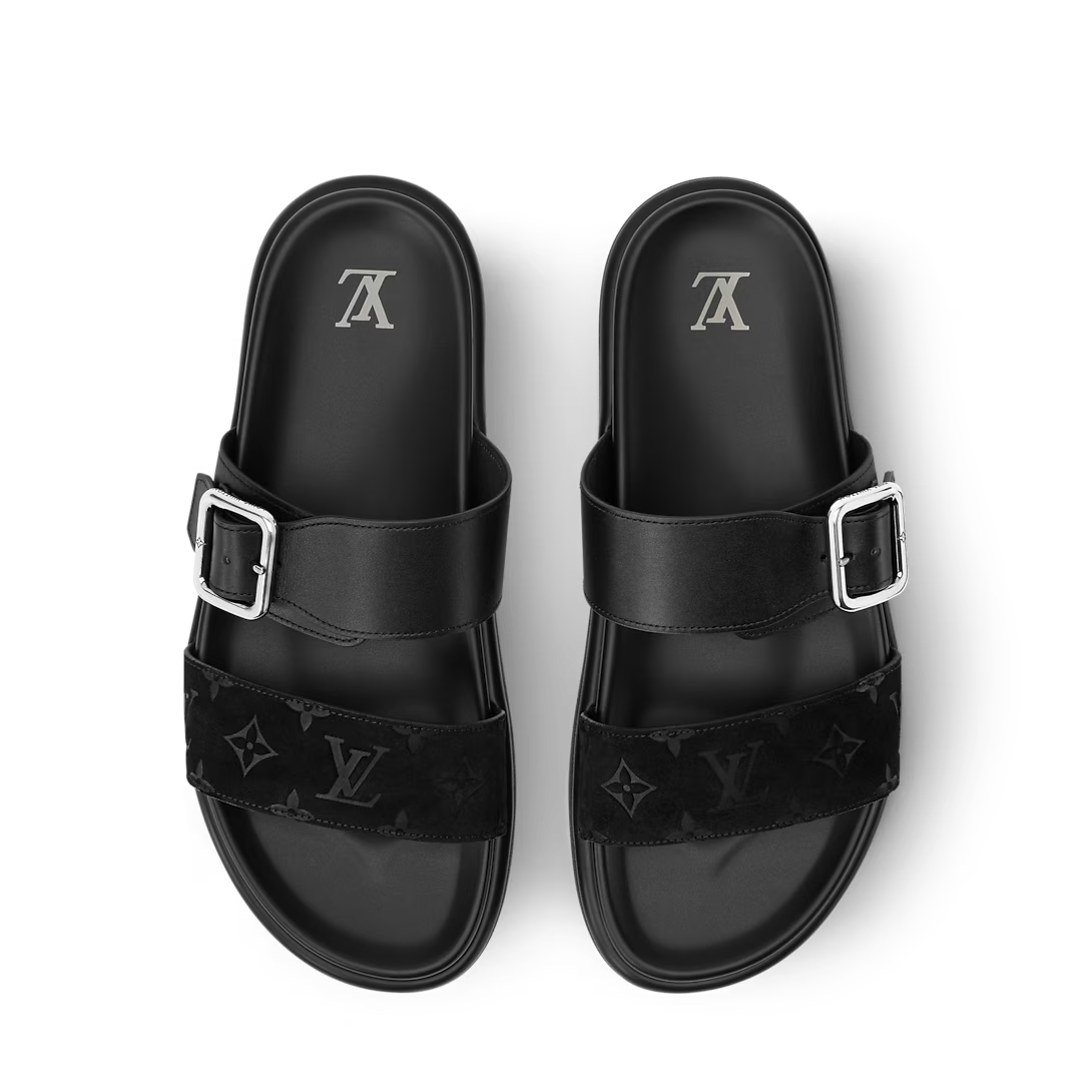 LV Venice Mule Taupe Black
