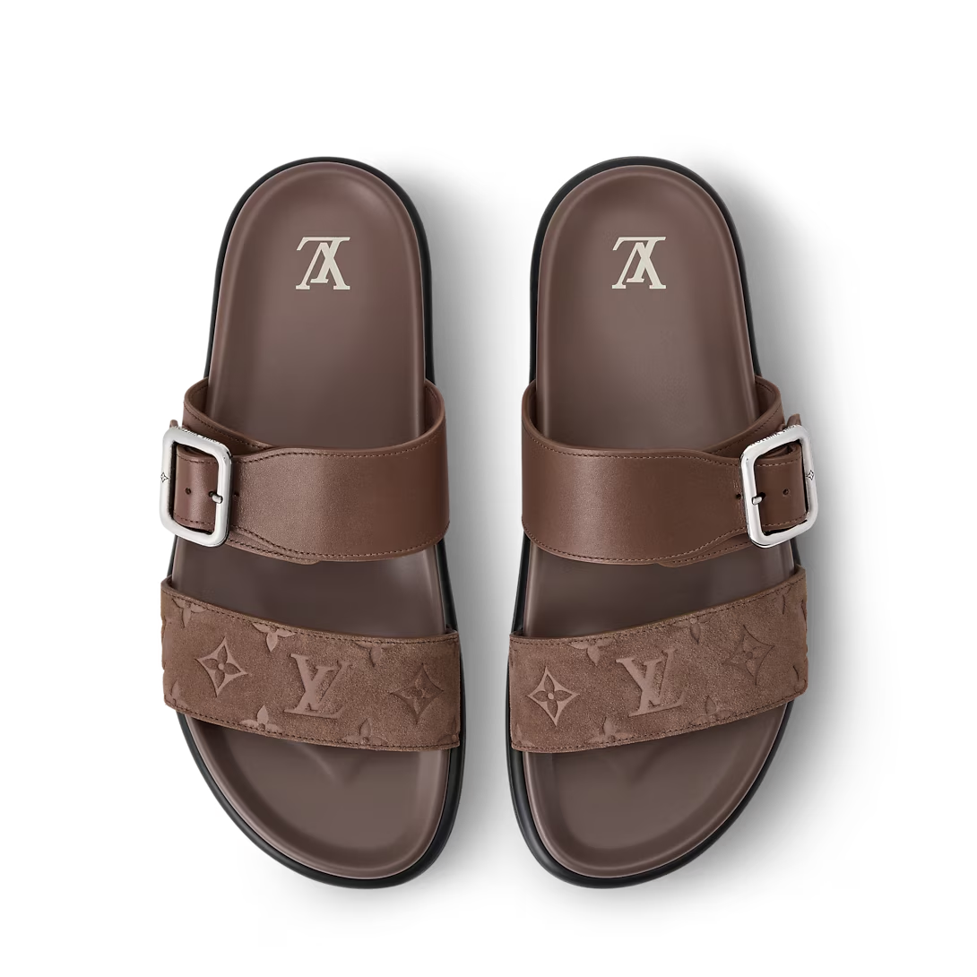 LV Venice Mule Taupe Brown