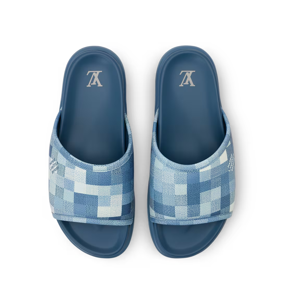 LV Miami Mule Blue