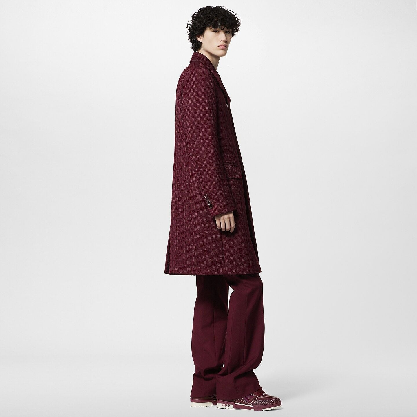 Louis Vuitton LV Skate Sneaker ‘Burgundy Monogram Flower’