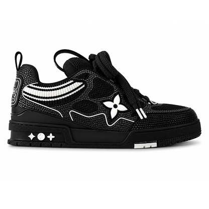 LV Skate Sneaker Black Crystal