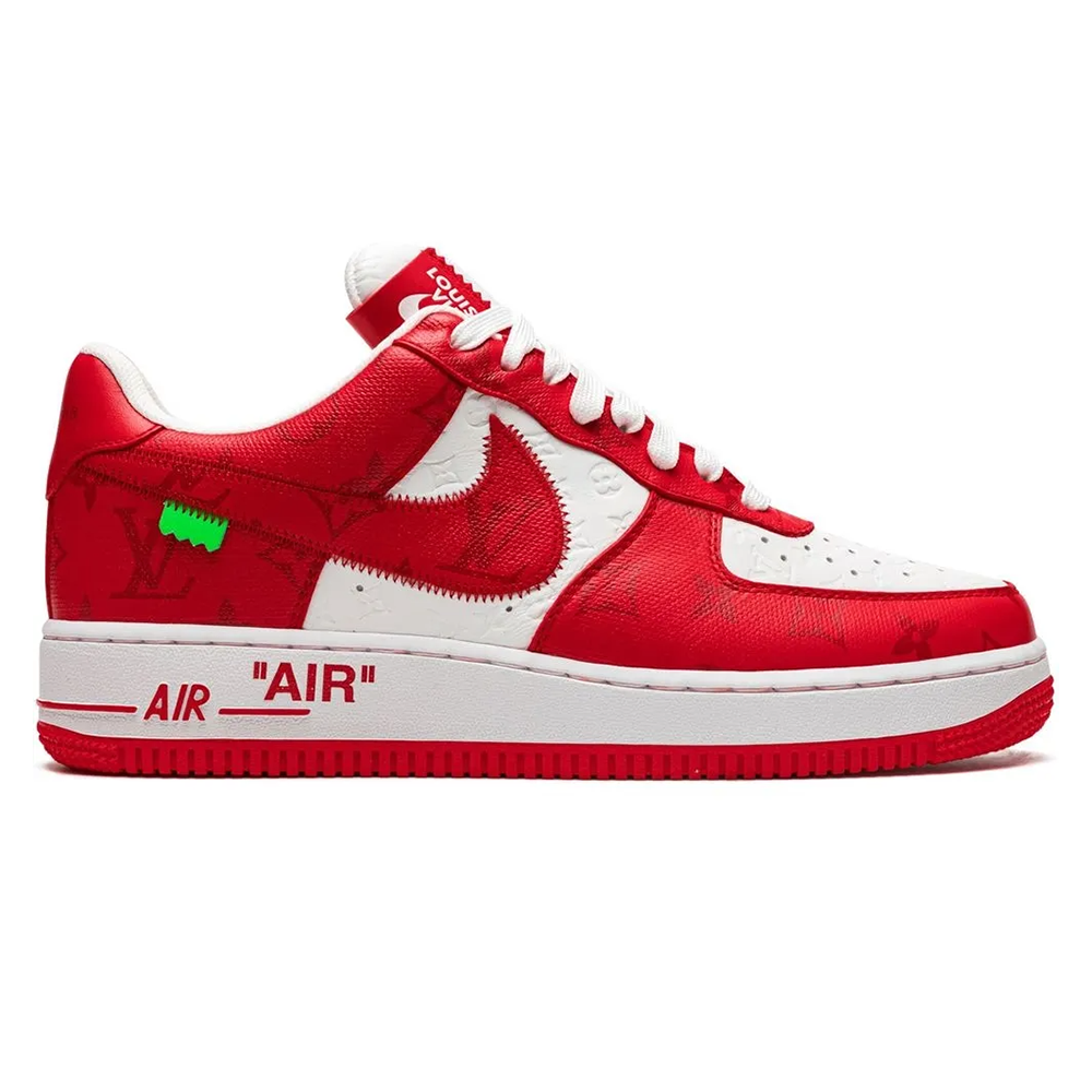 Air Force 1 x Louis Vuitton Red Best Quality