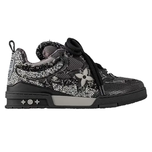 LV Skate Sneaker Black Swarovski™ Crystals
