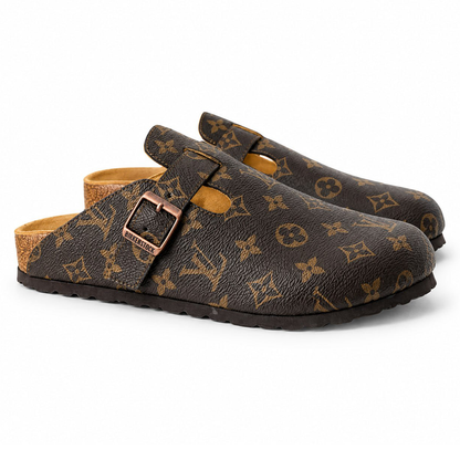 LV Cosy Flat Comfort Clog Brown