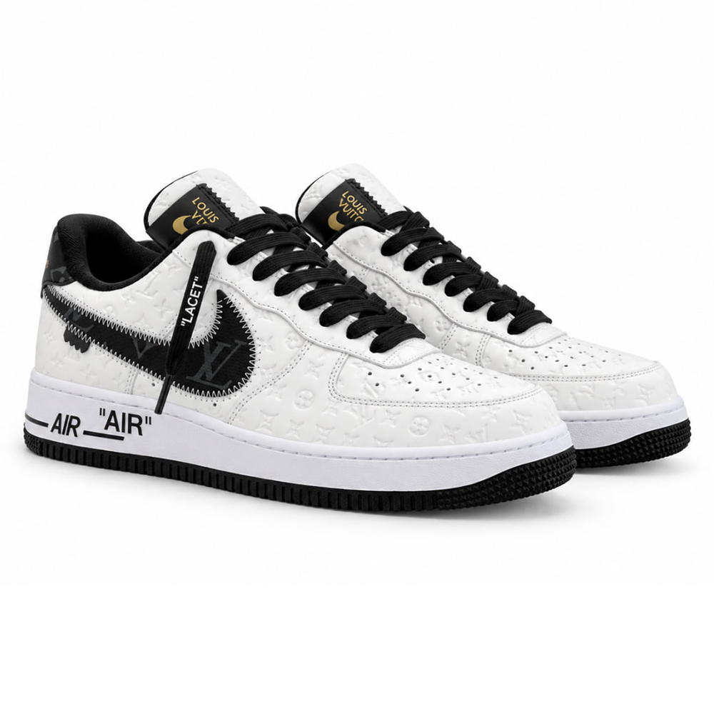 Louis Vuitton x Nike Air Force 1 Low ‘White Black’