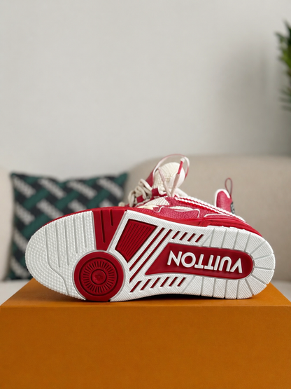 LV Skate Sneaker Red Crystal