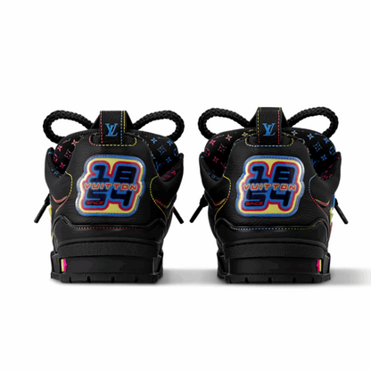 Louis Vuitton LV Skate Sneaker ‘Black Rainbow Monogram Flower’