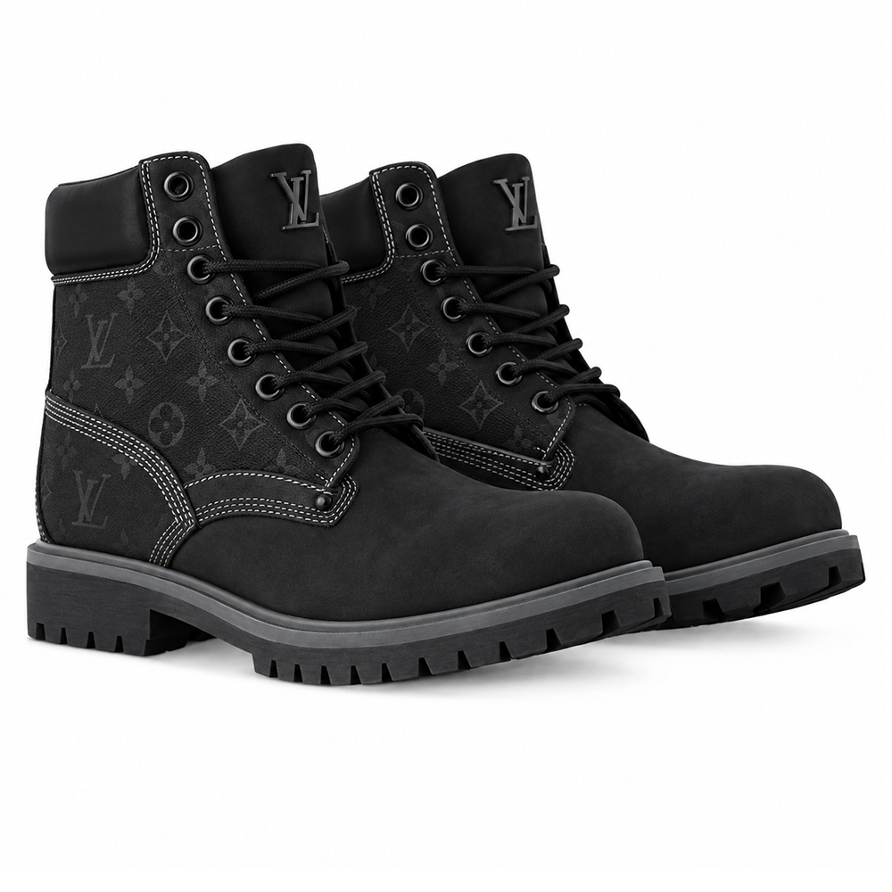 LV x Timberland 6-In Ankle Boot – Black Monogram