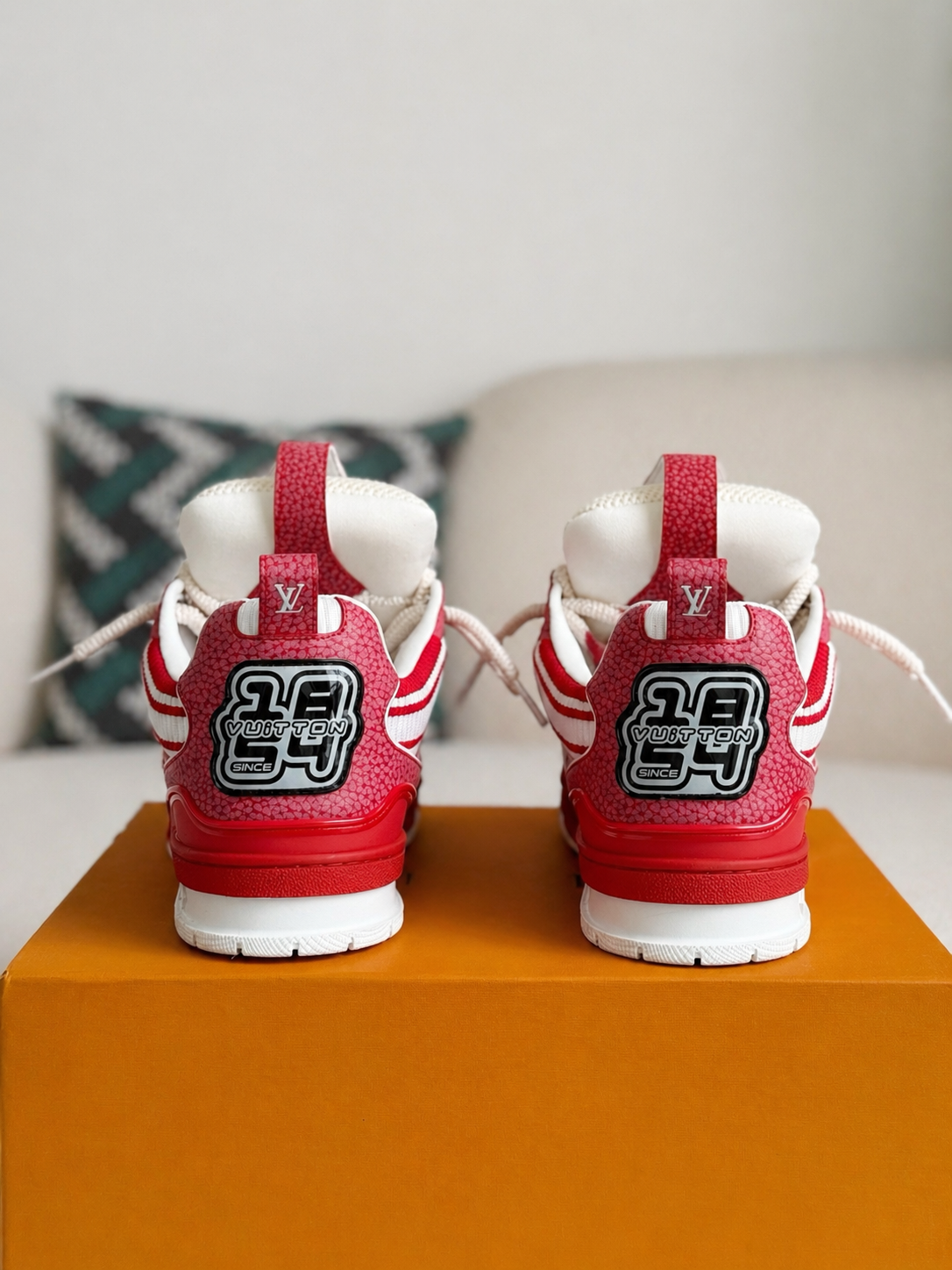 LV Skate Sneaker Red Crystal