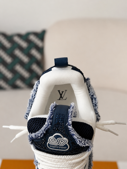LV Skate Sneaker Marine White