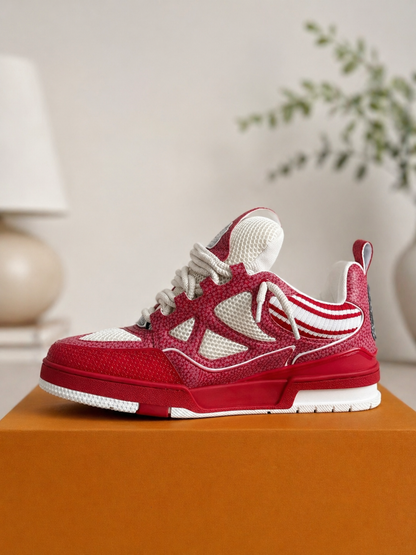 LV Skate Sneaker Red Crystal