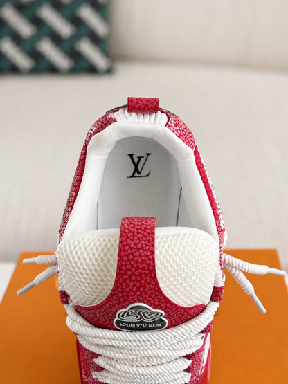 LV Skate Sneaker Red Crystal