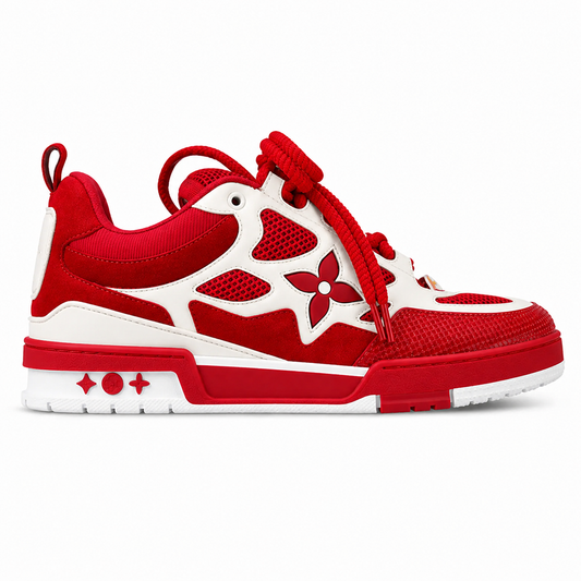 LV Skate Sneaker Red White