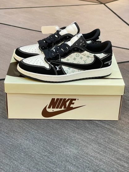 Louis Vuitton x Nike Air Jordan 1 Low “Panda Monogram”