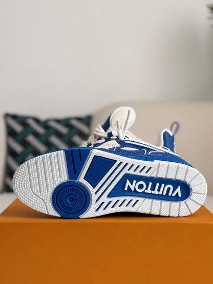 LV Skate Sneaker Blue Crystal