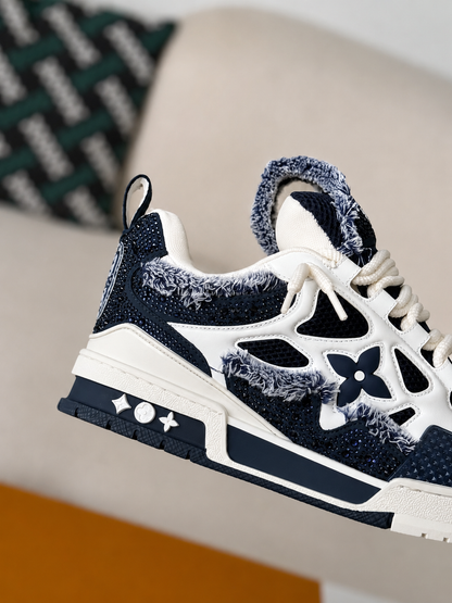 LV Skate Sneaker Marine White