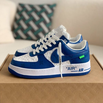 Louis Vuitton x Nike Air Force 1 Low ‘By Virgil Abloh White/Blue’