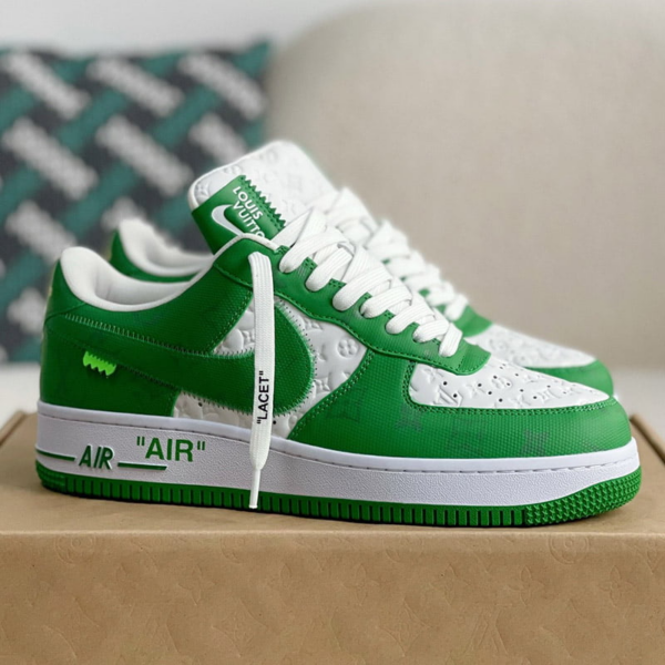 Air Force 1 x Louis Vuitton Green Best Quality