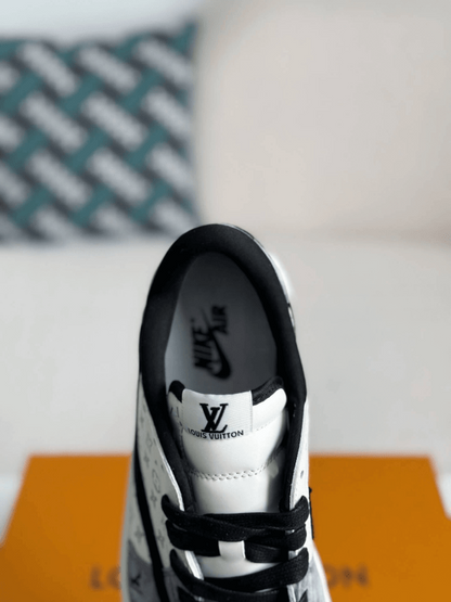 LV x Air Jordan 1 OG SP Travis Scott x Fragment Grey Black Sneaker