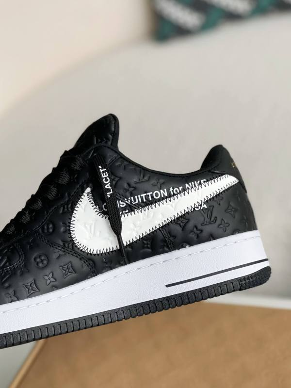 Air Force 1 x Louis Vuitton 07 Low ‘By Virgil Abloh Black/White’ Best Quality