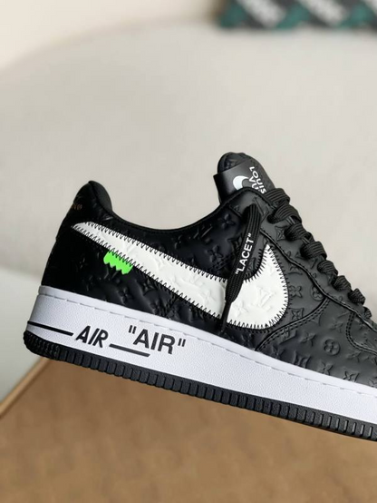 Air Force 1 x Louis Vuitton 07 Low ‘By Virgil Abloh Black/White’ Best Quality