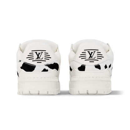 LV Trainer Maxi White Black Animal Print