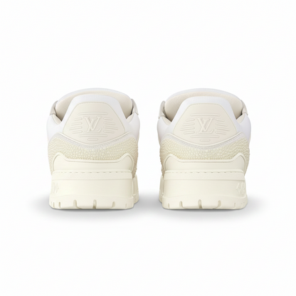LV Maxi Trainers with Swarovski Crystals White