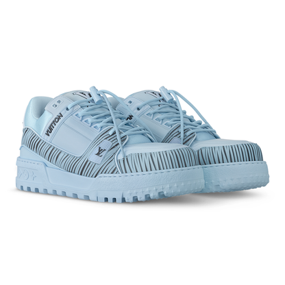 Louis Vuitton x Park Seo-Bo - LV Maxi Trainer Calf Leather Blue
