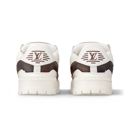 Louis Vuitton - LV Maxi Trainer Damoflage-Printed Calf Leather White / Brown