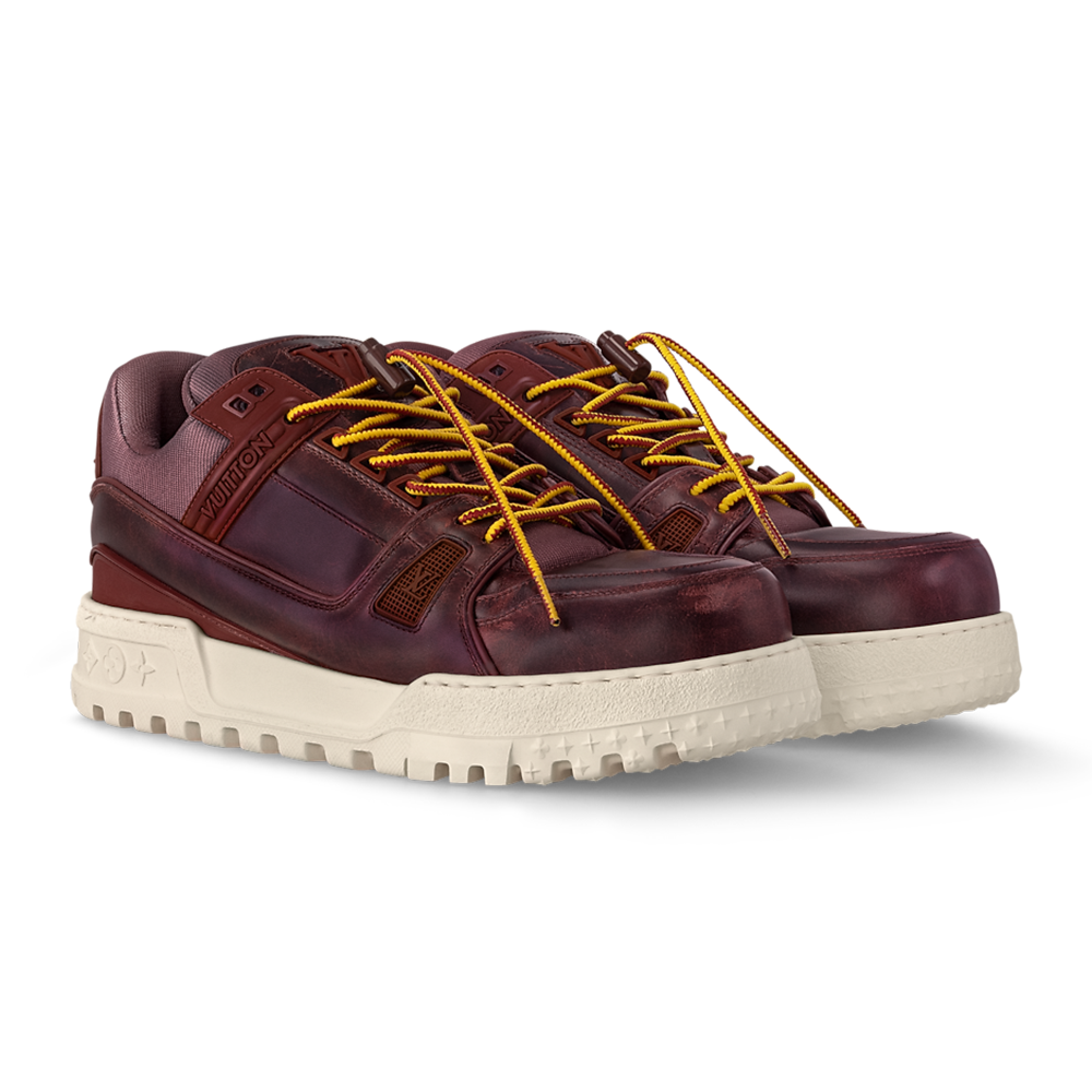 Louis Vuitton - LV Maxi Trainer Calf Leather Bordeaux Red