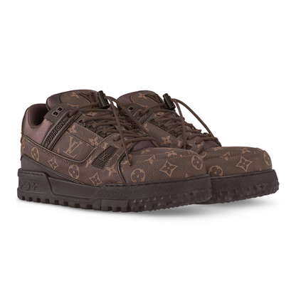 Louis Vuitton - LV Maxi Trainer Monogram Calf Leather Ebony / Black