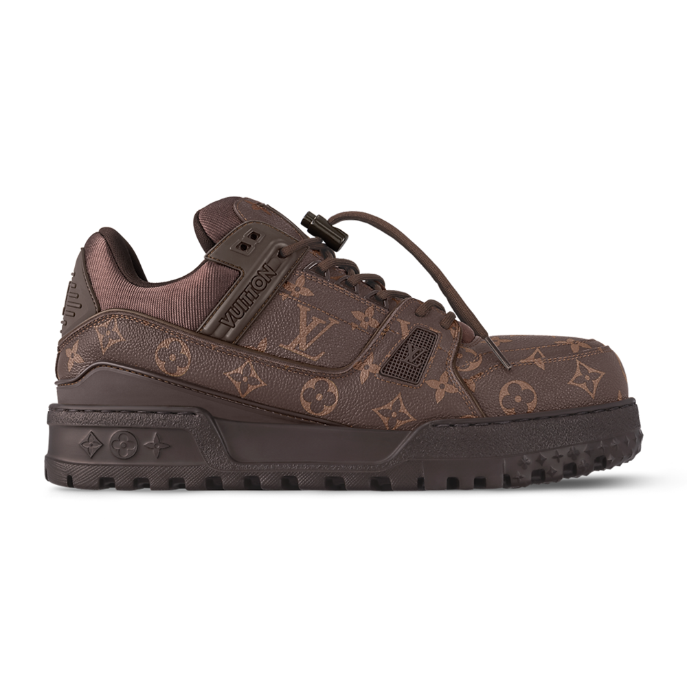 Louis Vuitton - LV Maxi Trainer Monogram Calf Leather Ebony / Black