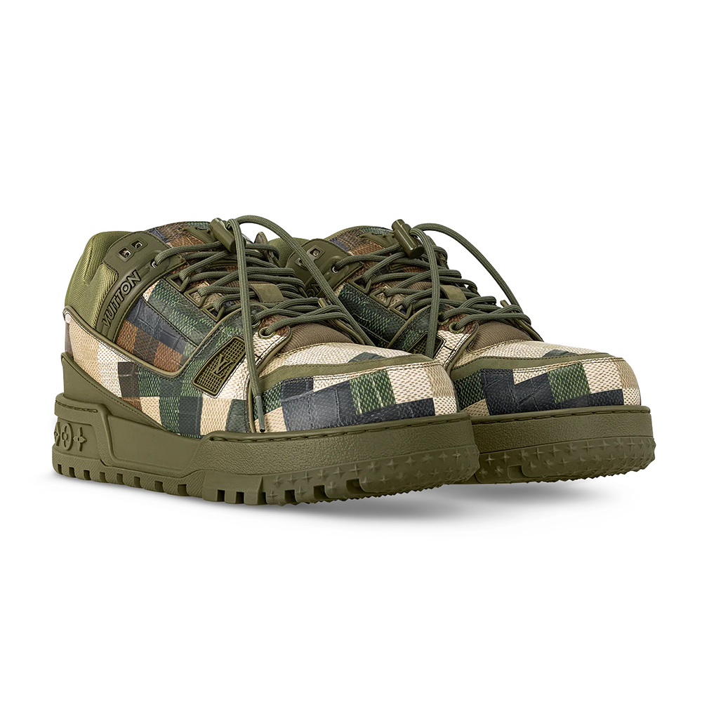 Louis Vuitton - LV Trainer Maxi Leather with Damoflage Khaki Green