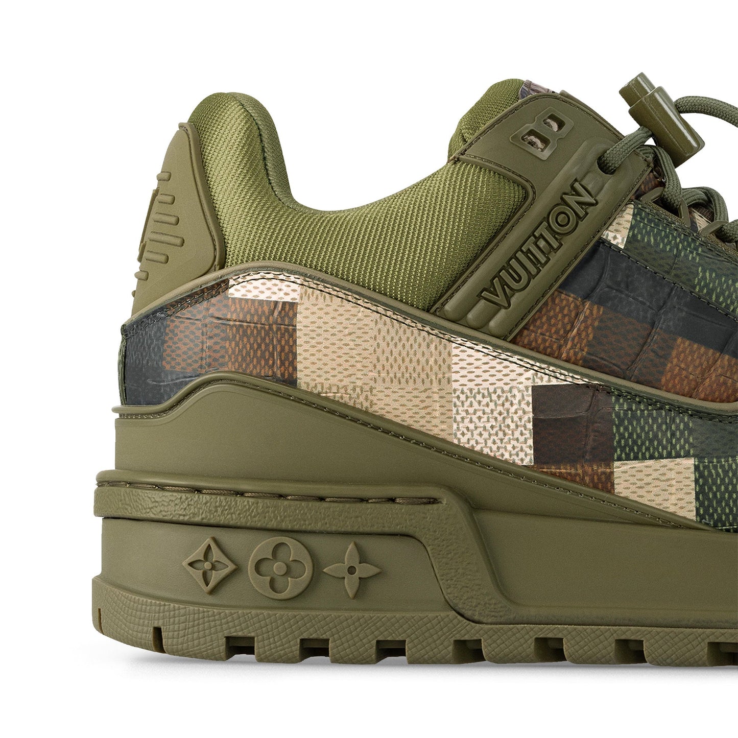 Louis Vuitton - LV Trainer Maxi Leather with Damoflage Khaki Green