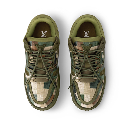 Louis Vuitton - LV Trainer Maxi Leather with Damoflage Khaki Green