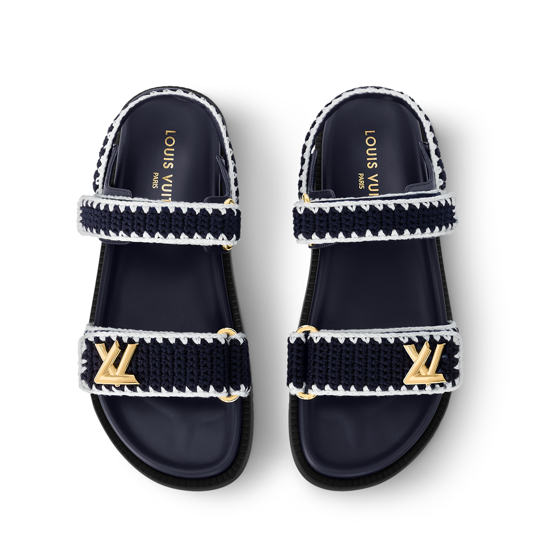 LV Sunset Comfort Sandals ‘Blue/White'