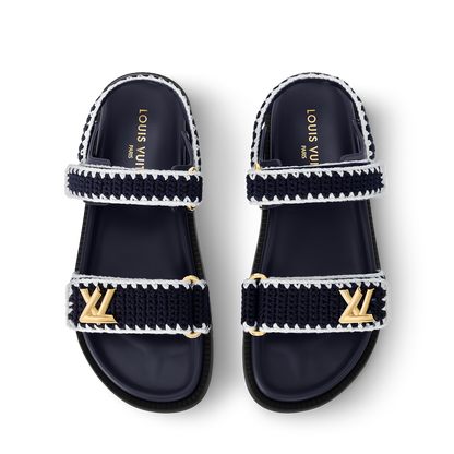LV Sunset Comfort Sandals ‘Blue/White'